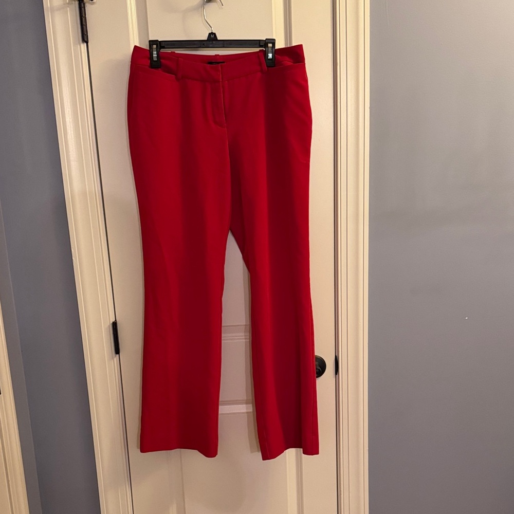 Elegant Red Women's Pants